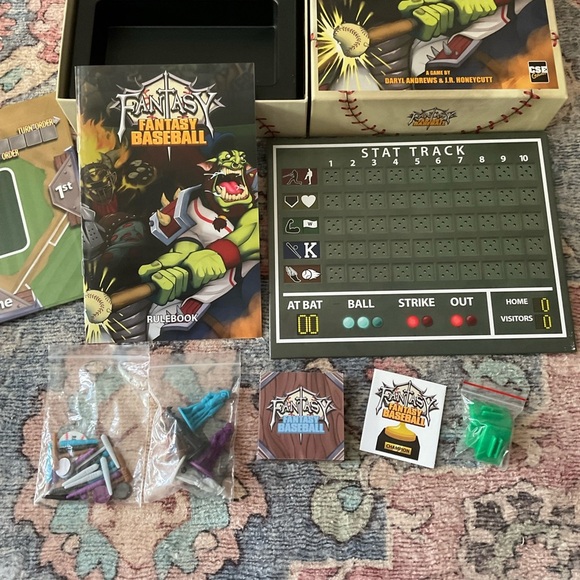 Fantasy Fantasy Baseball Board Game CSE Games Card Game 2016 Kickstarter - Picture 3 of 5